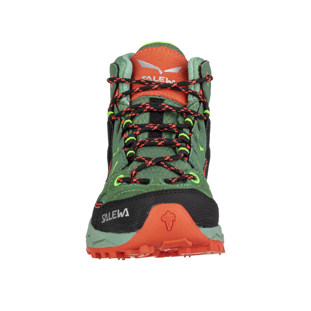 Scarponcini Bambino Alp Trainer Mid Gore-Tex Uomo Greenmyrtle Tendershot 64010 5960 GREENMYRTLE/TENDERSHOT SALEWA 
