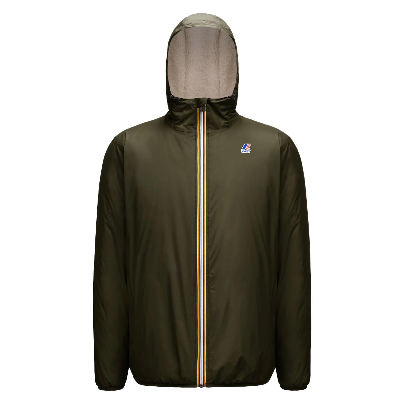 Giubbotto Claude Orsetto Unisex Verde Nero K3118TW WMR VERDE NERO K-WAY 