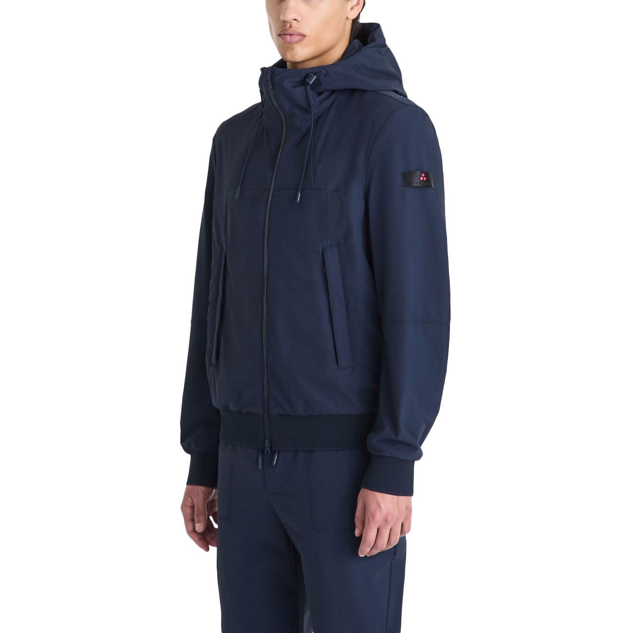 Giacca Uyapo Hybrid Con Cappuccio PEU5746 01192031 215 BLU PEUTEREY 