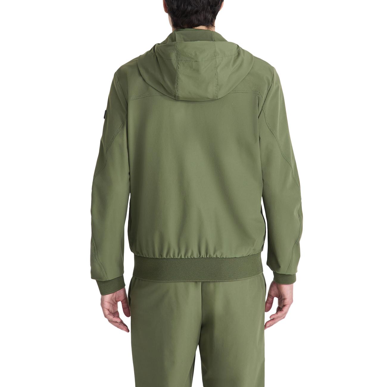 Giacca Uyapo Hybrid Con Cappuccio PEU5746 01192031 471 VERDE MILITARE PEUTEREY 