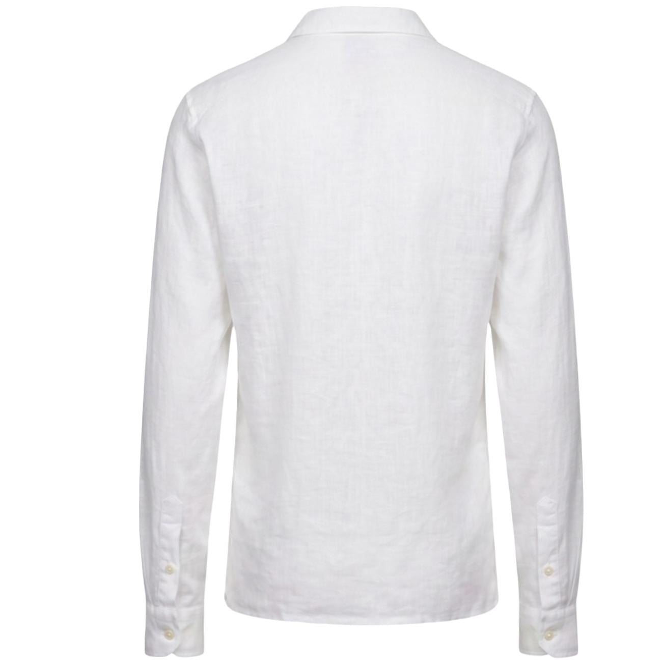 Polo In Lino 60191/96803 250 BIANCO GRAN SASSO 