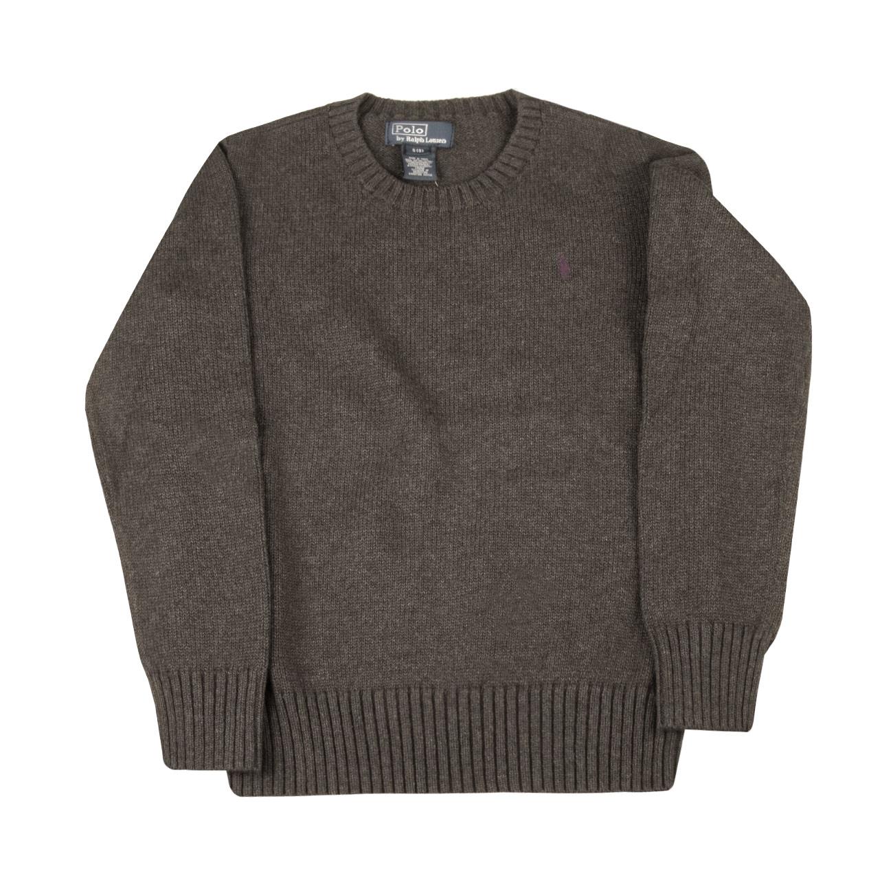 Pull Girocollo Bimbo Antracite B40SCNLS B0804 ANTRACITE POLO RALPH LAUREN 