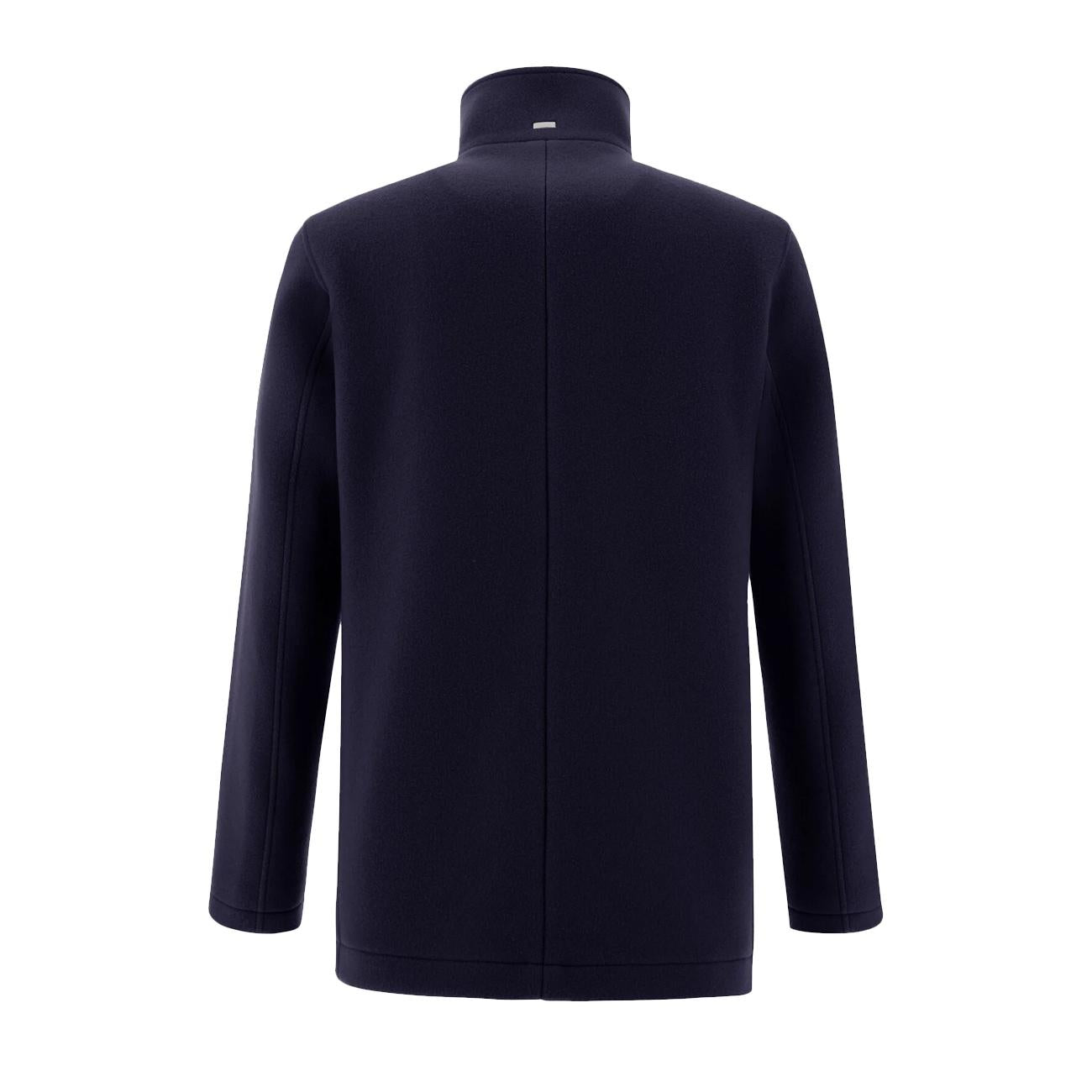 Peacot In New Velour Ed Ecoage Uomo Blu Navy PE000043U33430 9200 BLU NAVY HERNO 