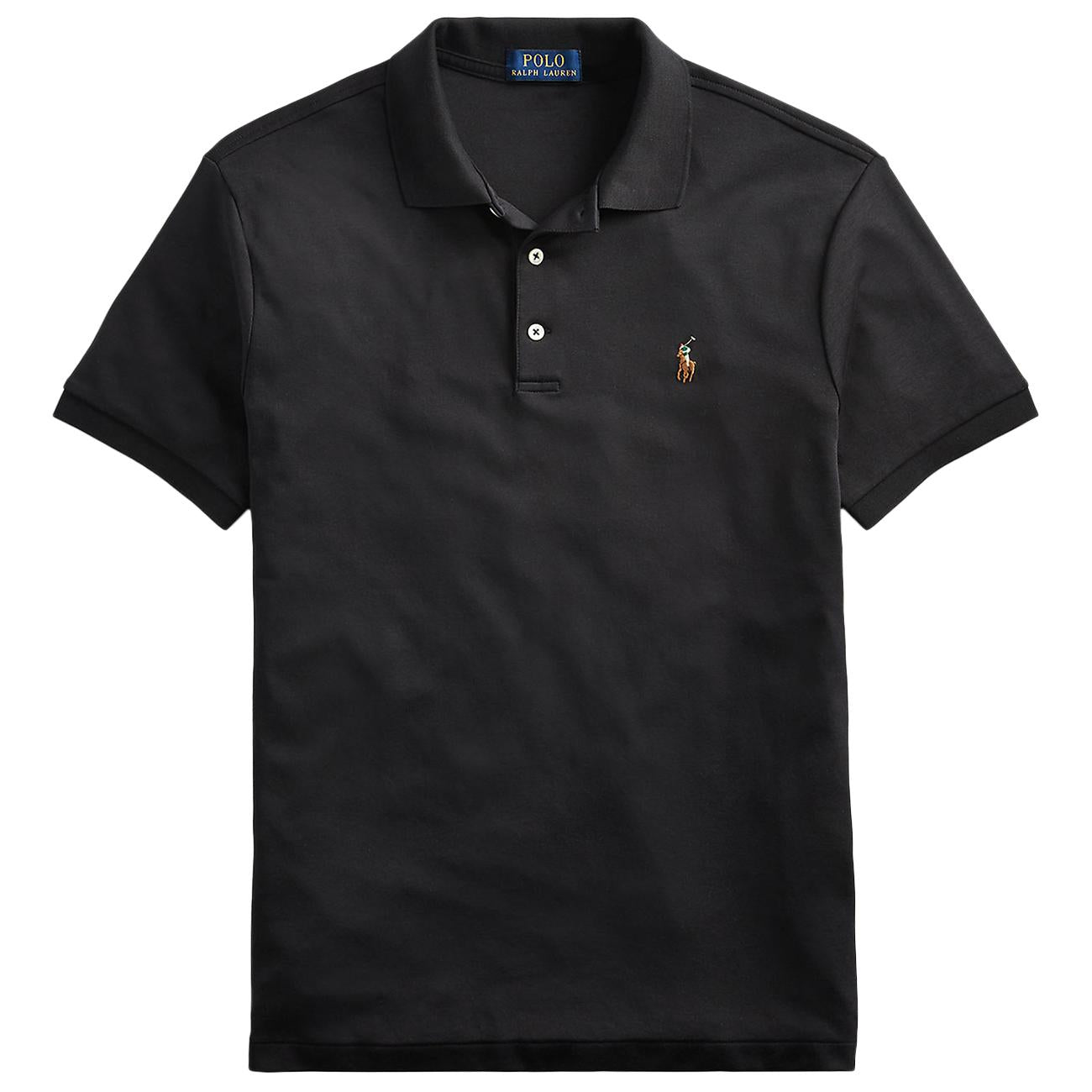 Polo Slim Fit 7106855140 002 POLO BLACK POLO RALPH LAUREN 