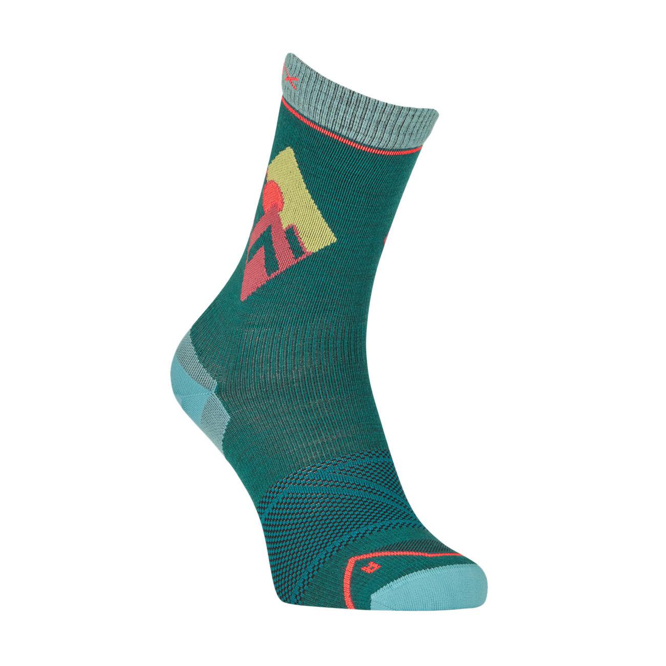 CALZE D. ALPINE LIGHT COMP MID SOCKS ORTOVOX 54792 PACIFIC GREEN ORTOVOX 