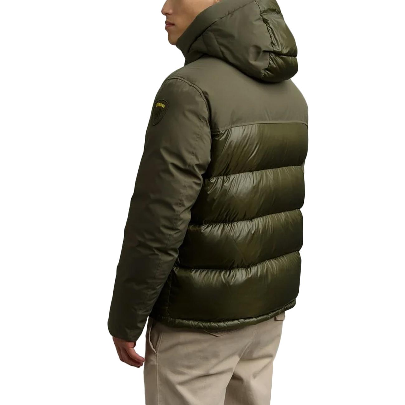 Piumino Brook 25WBLUC03143-006355 670 VERDE BOSCO BLAUER 