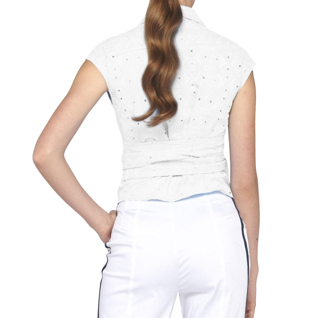 VEST TOP D. RAGIOL SH CVP23031TOHB WHITE SILVIAN HEACH 