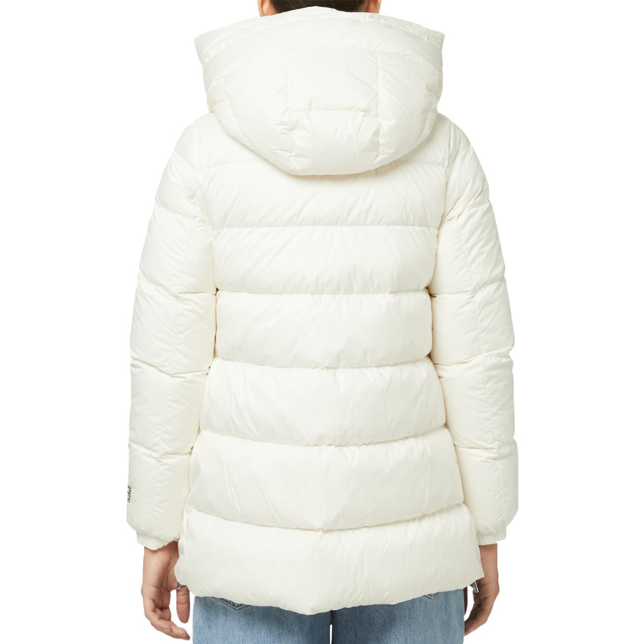 Giacca Imbottita Con Collo Regolabile Donna Ivory 6AW443 1132 IVORY ADD 