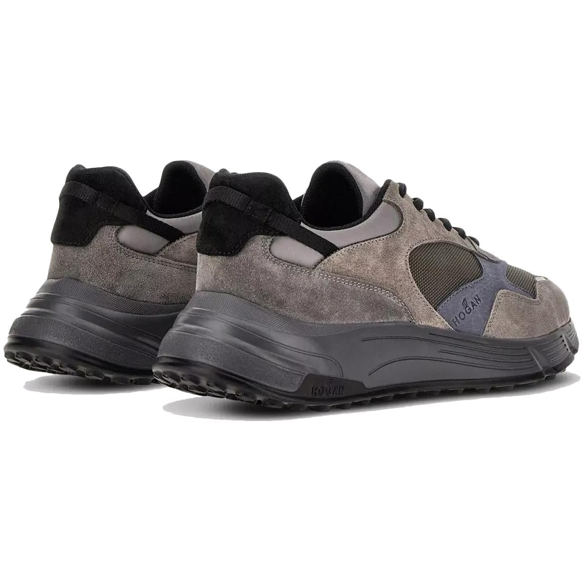 SNEAKER U. HYPERLIGHT ALLACCIATO BIMATERIALE HOGAN HXM5630DM900IF684Y MARRONE HOGAN 