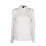 Camicia Smorzare Donna Bianco Gelato Vaniglia 100121/A01P Z00 BIANCO/GELATO VANIGLIA PINKO 