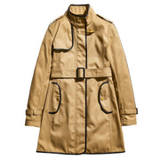 CAPPOTTO D. VIRGINIA REG. BOR. C/BORDINI IN PELLE FAY NAW50463940RHJC200 CANAPA/SABBIA FAY 