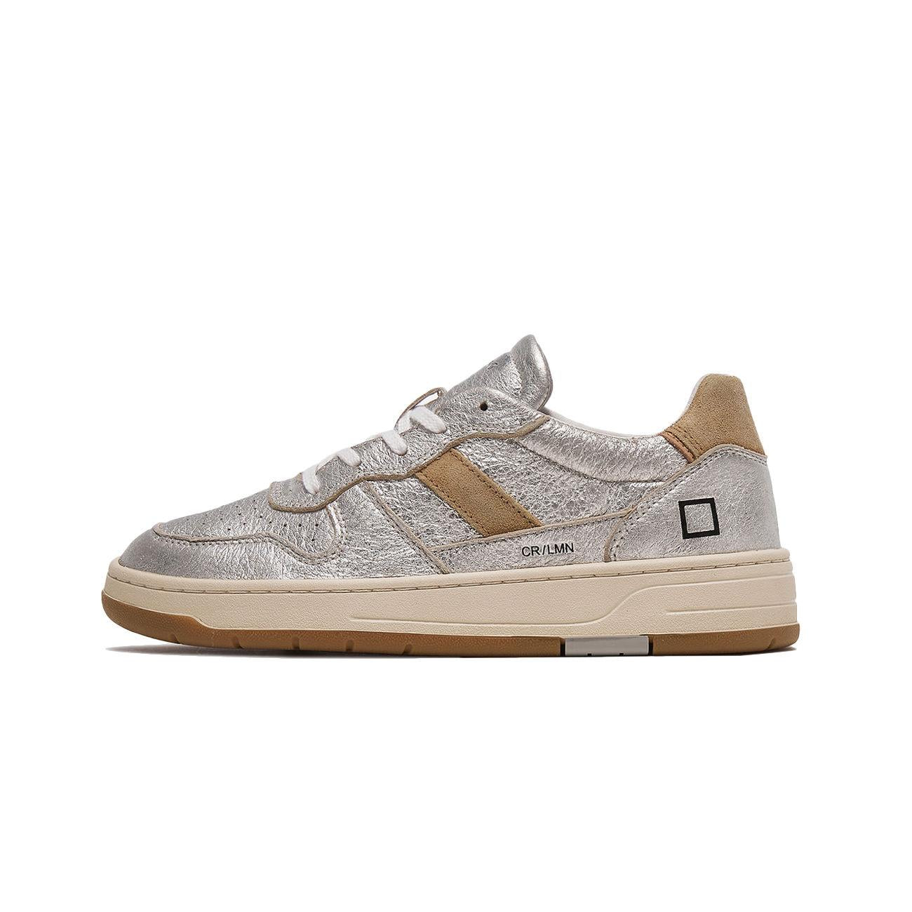 Sneakers Court 2.0 Donna Shiny Silver W381/C2/SH/SL SHINY SILVER D.A.T.E. 
