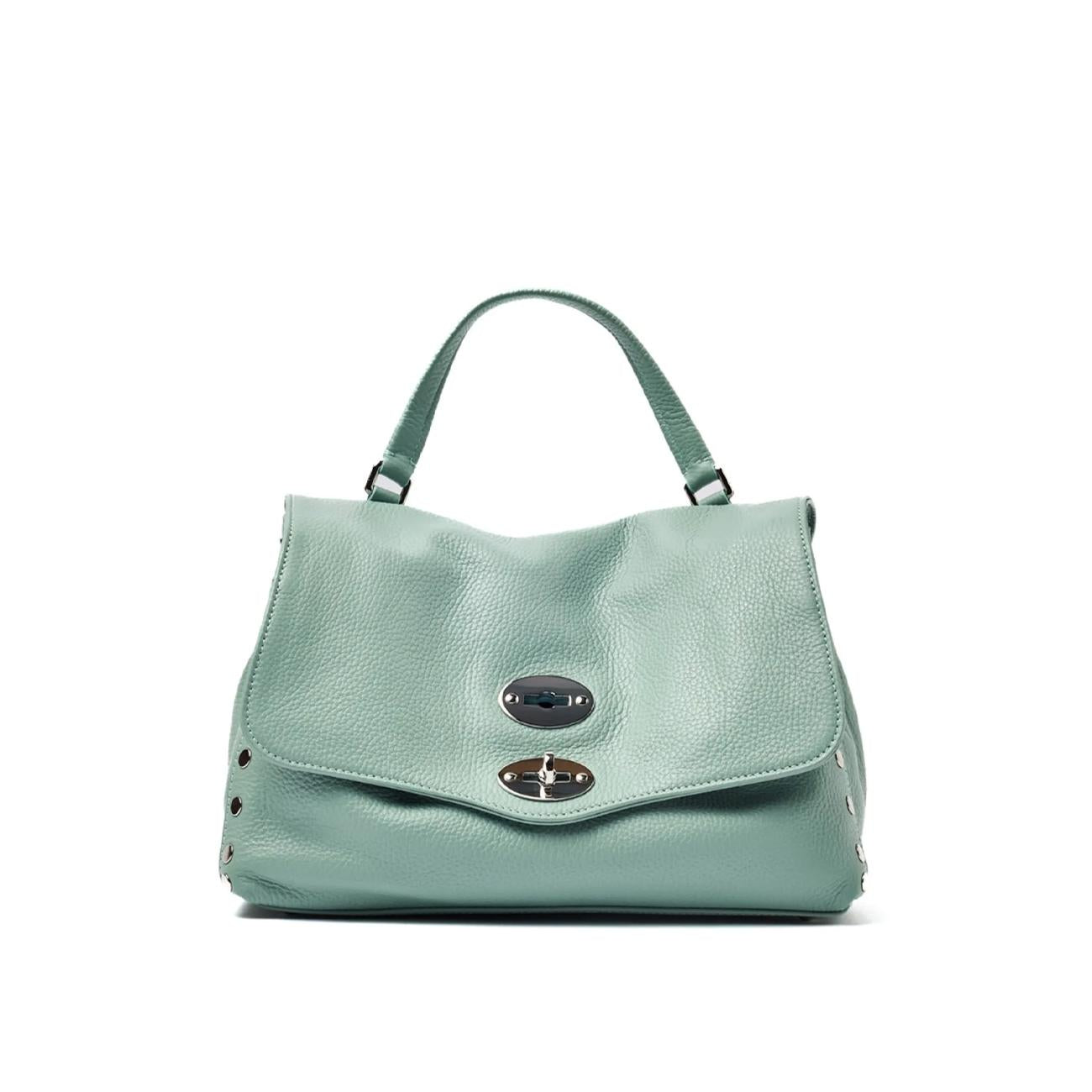 Borsa Postina S Daily Donna Nero 068010 0040000 S Z0495 GREEN PIPERITA ZANELLATO 