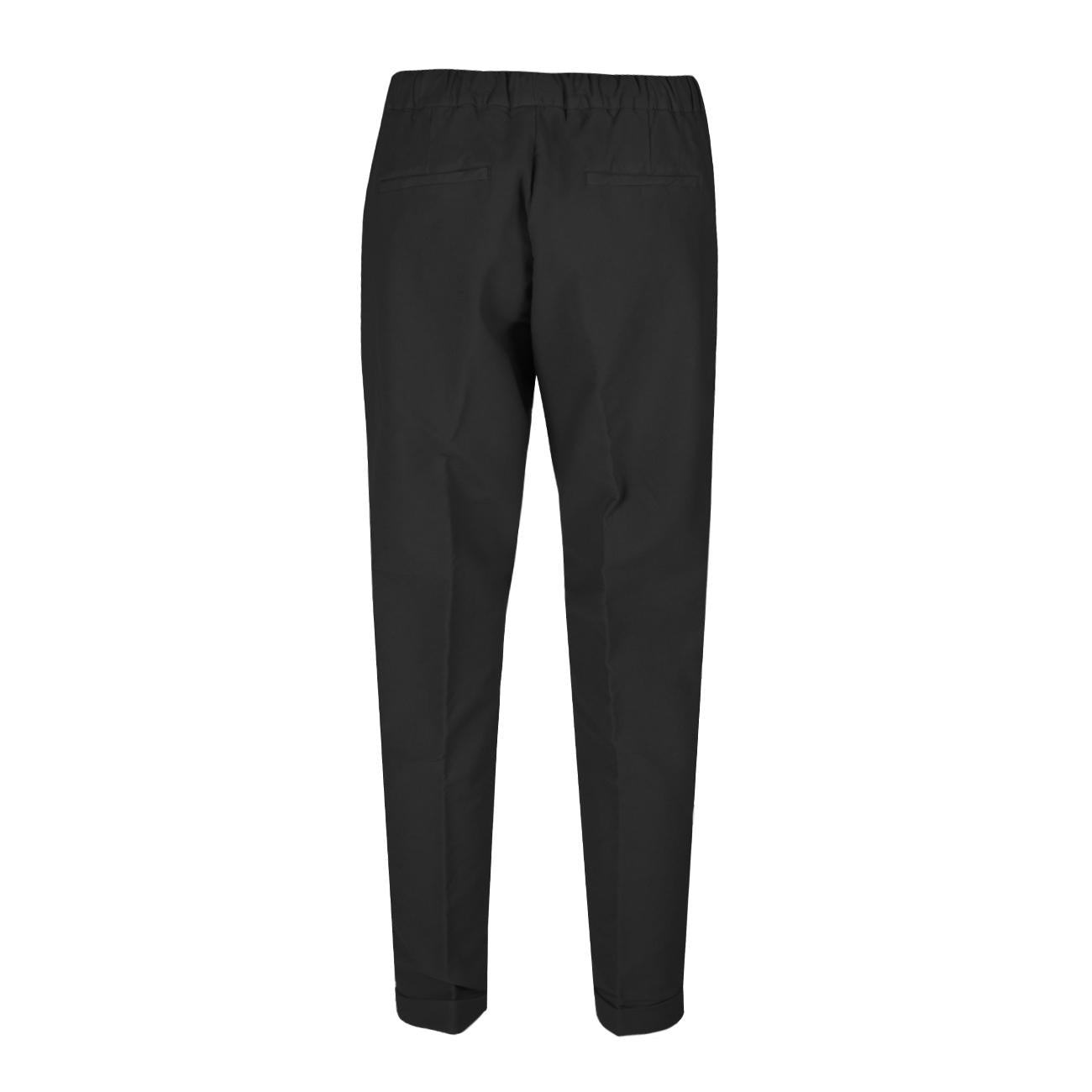 Joggers D. Chino Elast. Vita C/Coulisse Slim Garb. Stretch Teleria Zed MONROE-T6E 999 NERO TELERIA ZED 
