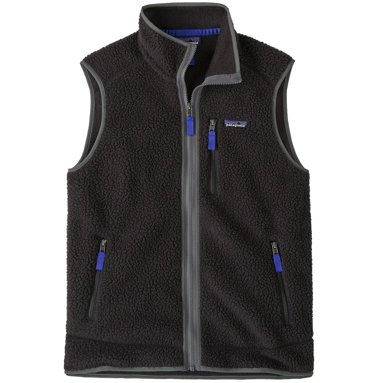 Gilet In Pile Retrò 22821 BFO/BLACK W/FORGE GREY PATAGONIA 