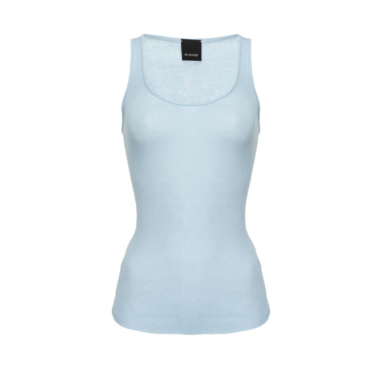 Canotta A Costina Donna Blu 1G16Z0Y81W E56 BLU PINKO 