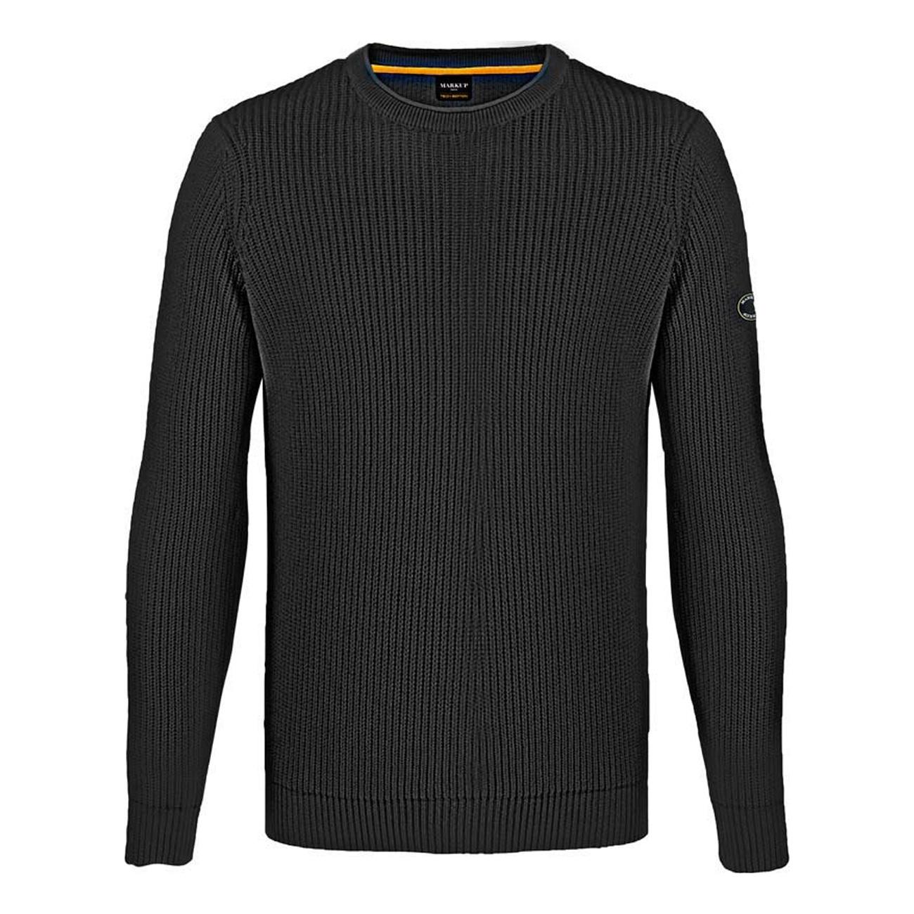 Maglia In Cotone Tech Uomo Nero MK790105 NERO MARKUP 