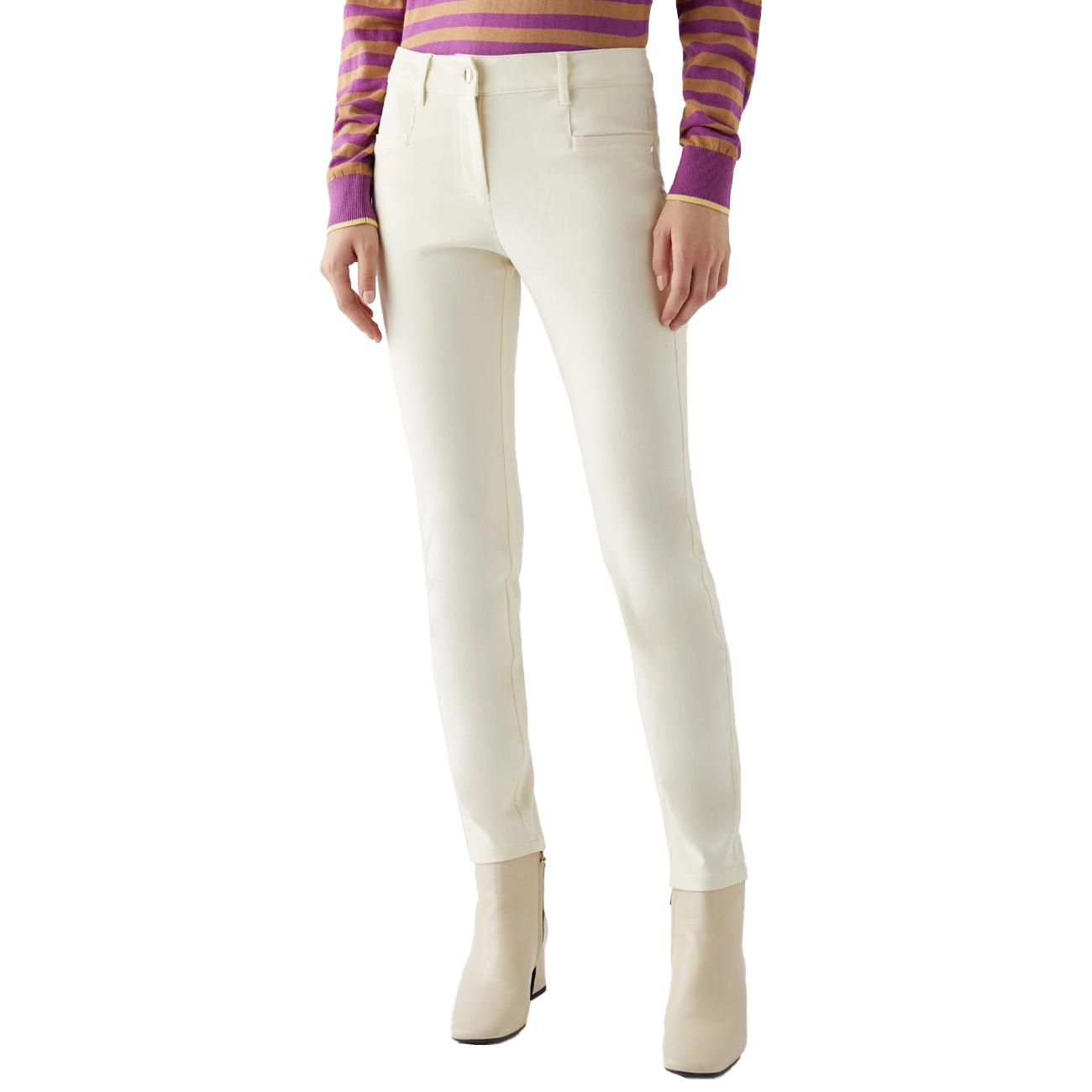 Pantalone Petalo Donna Avorio PETALO 21340923P 8 AVORIO PENNYBLACK 