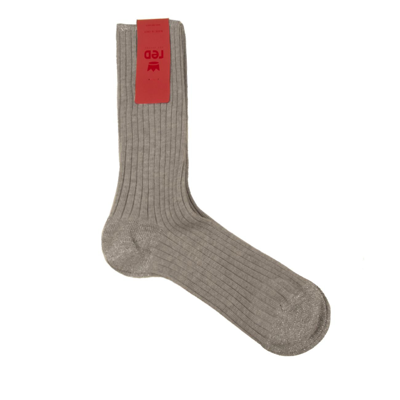 Calze Costa Con Lurex E Cashmere Donna Grigio 65643G V0064 GRIGIO RED SOX 