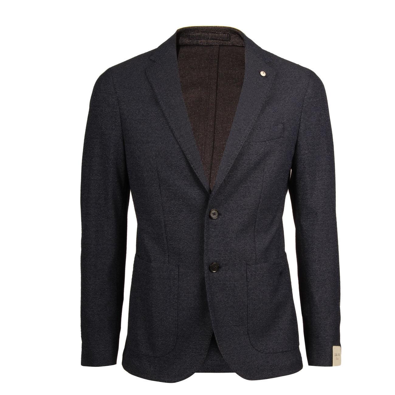 GIACCA U. JERSEY MELANGE LBM 35212/2/2811 BLU/AVIO L.B.M.1911. 