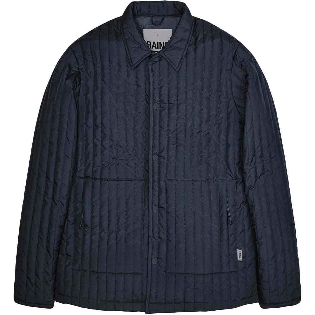 RAINS Giacca Trapuntata Liner Shirt Unisex Navy RA18610 NAVY 