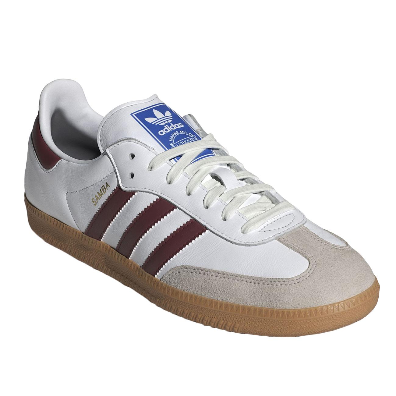 Sneakers Samba Og Unisex White Collegiate Burgundy Gum IF3813 FTWHT/CGRUGU/GUM3 ADIDAS 