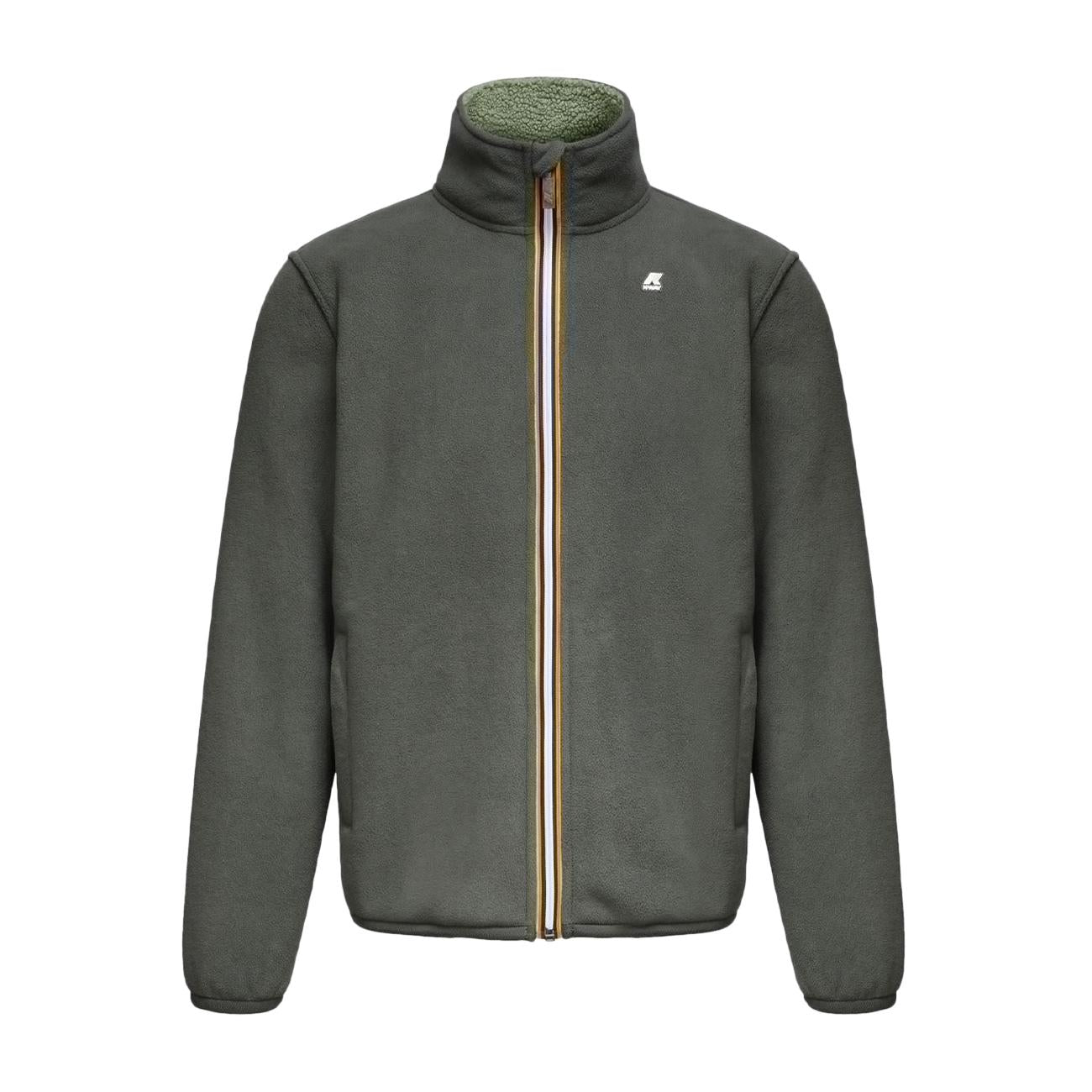 Giubbotto Pascal Sherpa Polar In Pile Uomo Verde K71238W AJG VERDE/VERDE K-WAY 