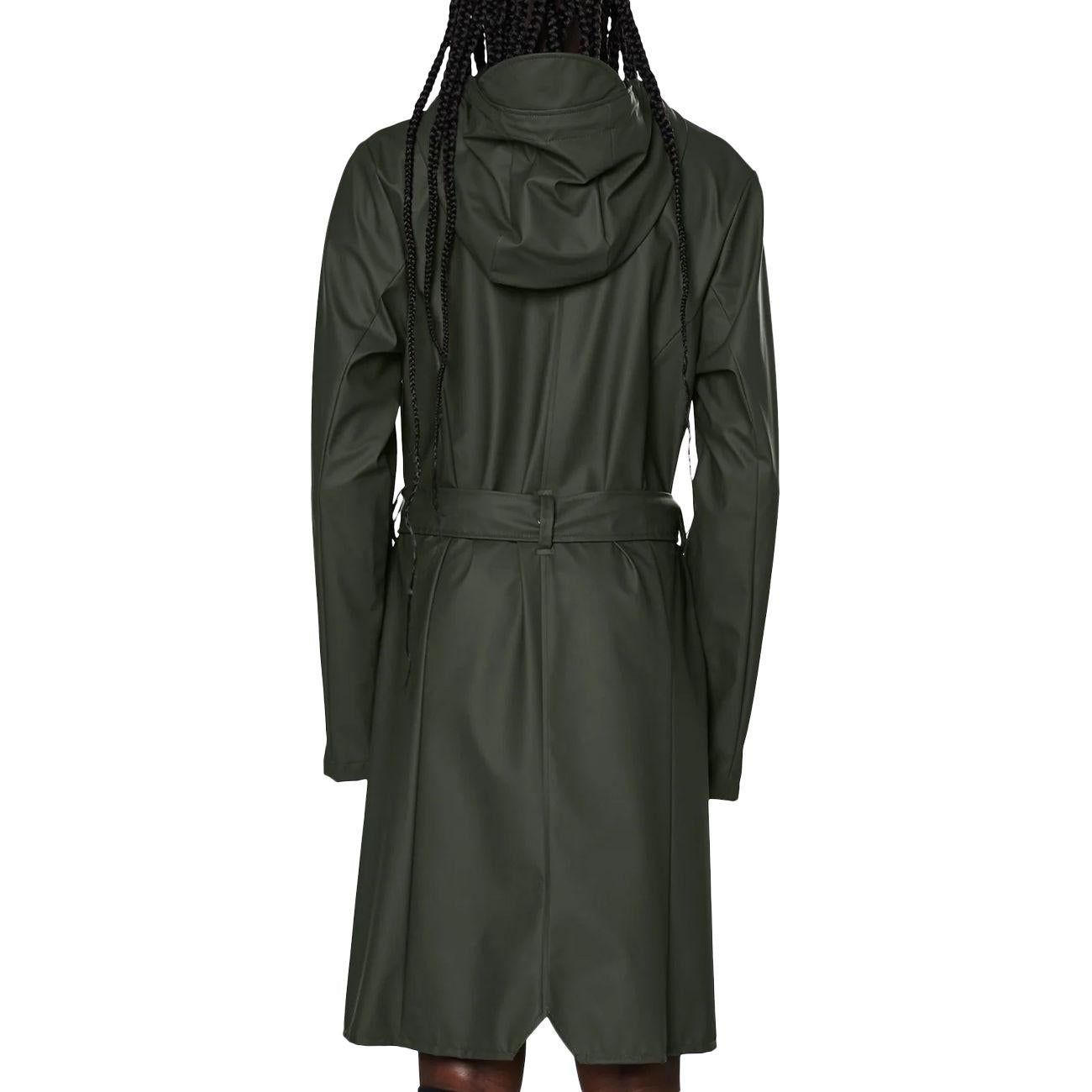 Trench Curve Slim Con Cintura Donna Green RA18130 GREEN RAINS 