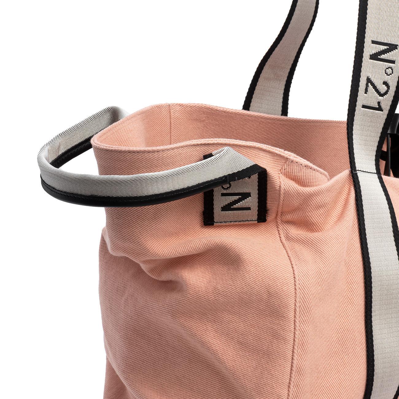 Shopping Bag In Gabardina Donna Nude N21/22EBP0915CT01 C001NUDE N°21 