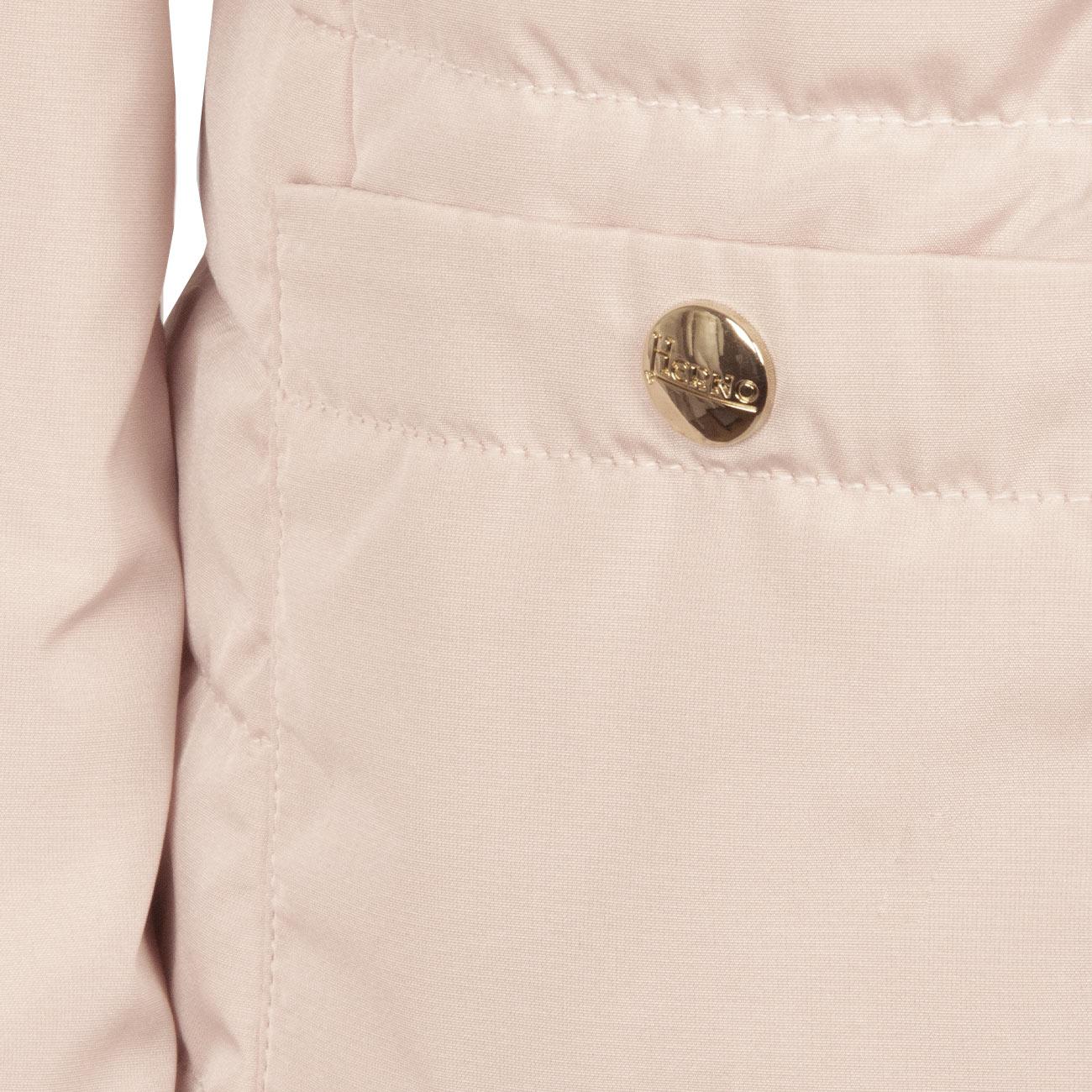 GIUBB.BIMBA COREA.TRAP. LEGG.OV.TERM.T.APPL. HERNO GI0015G19510 4000 ROSA HERNO 