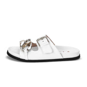 Sandali Con Fibbia In Pelle Donna Bianco N21/22ESP03100310 W001WHITE N°21 