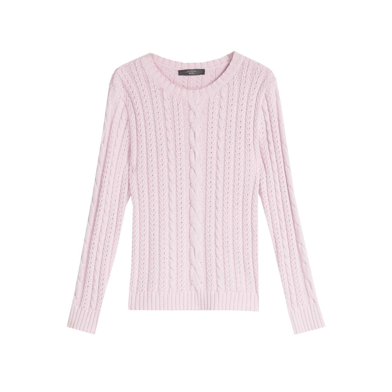 MAX MARA WEEKEND Pull Baschi In Filato Cordonetto Donna Quarzo MM/53611927600 004QUARZO 