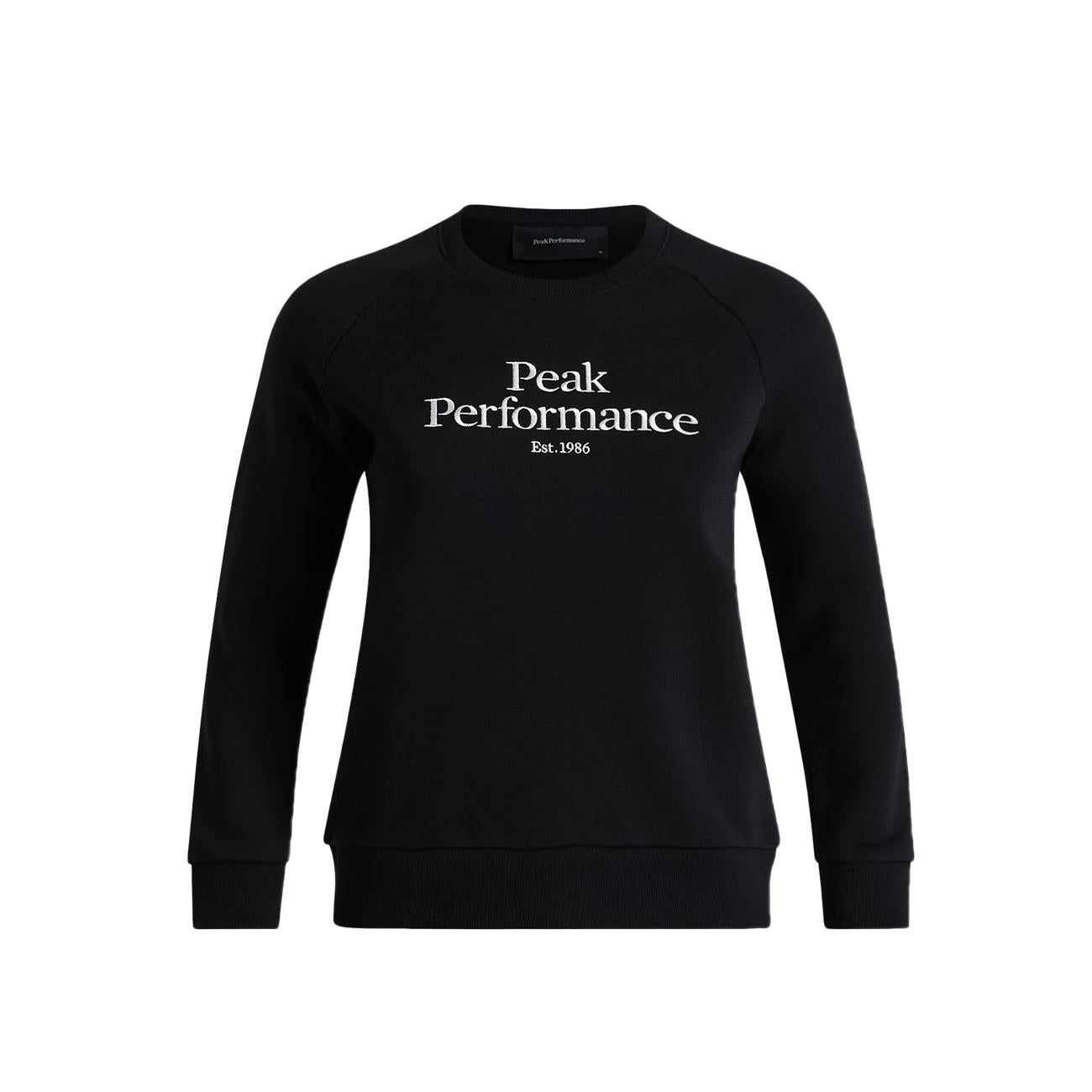 Felpa Original Donna Black Off White G77752 070 BLACK/OFFWHITE PEAK PERFORMANCE 