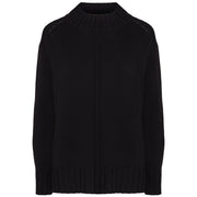 Maglia In Pura Lana M474Z000607 033 BLACK ELENA MIRO' 