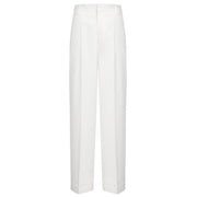 Pantaloni Abby Wide Leg In Garbardina Di Viscosa DP883 IF0049D XXX 001 LATTE DONDUP 