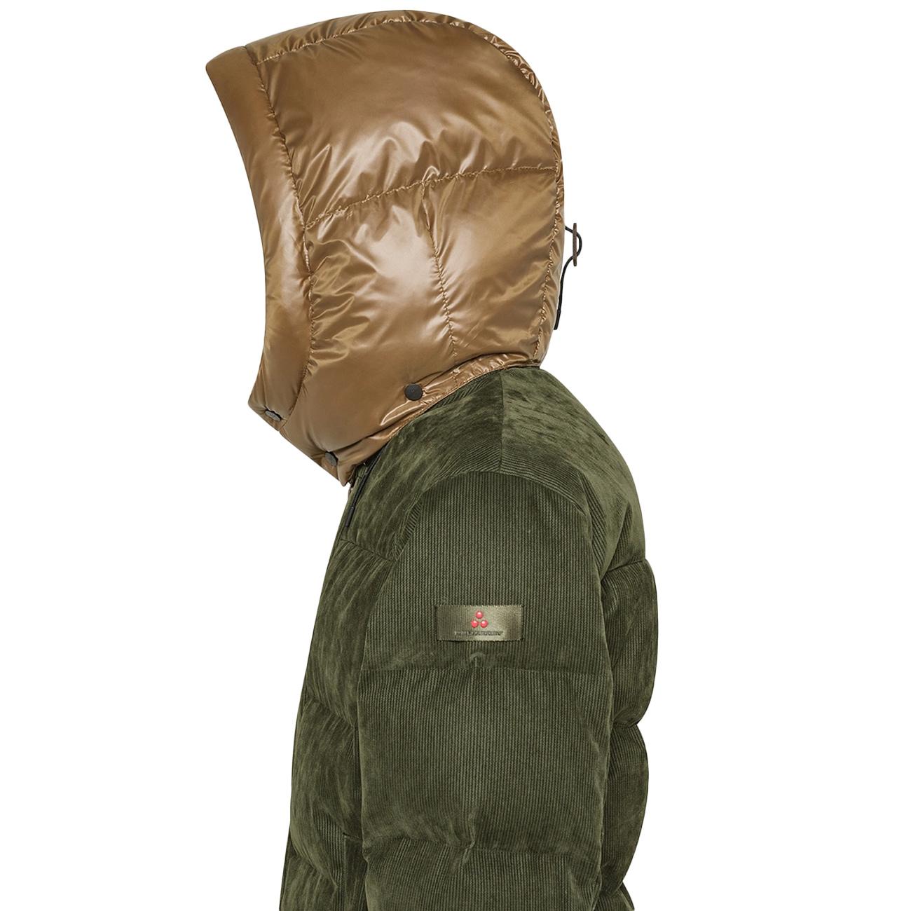 Giacca Simil Velluto Cinaed Bmat In Doppio Materiale PEU5588 01112015 689ID VERDE PEUTEREY 