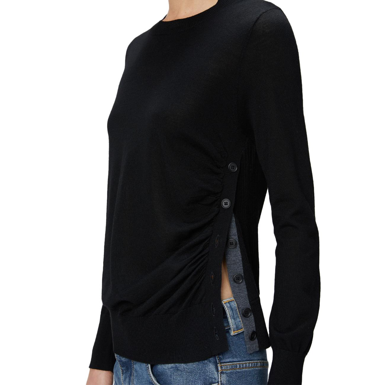 Maglia Diraspatura 100% Lana Donna Nero Limousine 103930/A189 Z99 NERO LIMUOSINE PINKO 