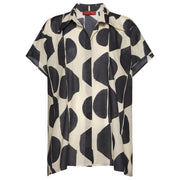 ELENA MIRO' Camicia In Mussola Contone Stampata 5000E100115N 01 BIANCO/NERO 
