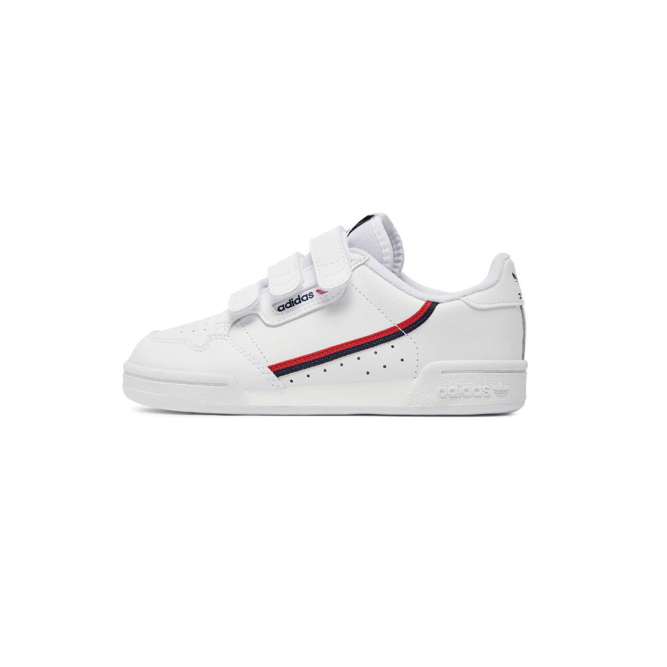 Scarpe Continental 80 Bimbo White Scarlet EH3222 FTWWHT/FTWWHT/SCARLE ADIDAS 