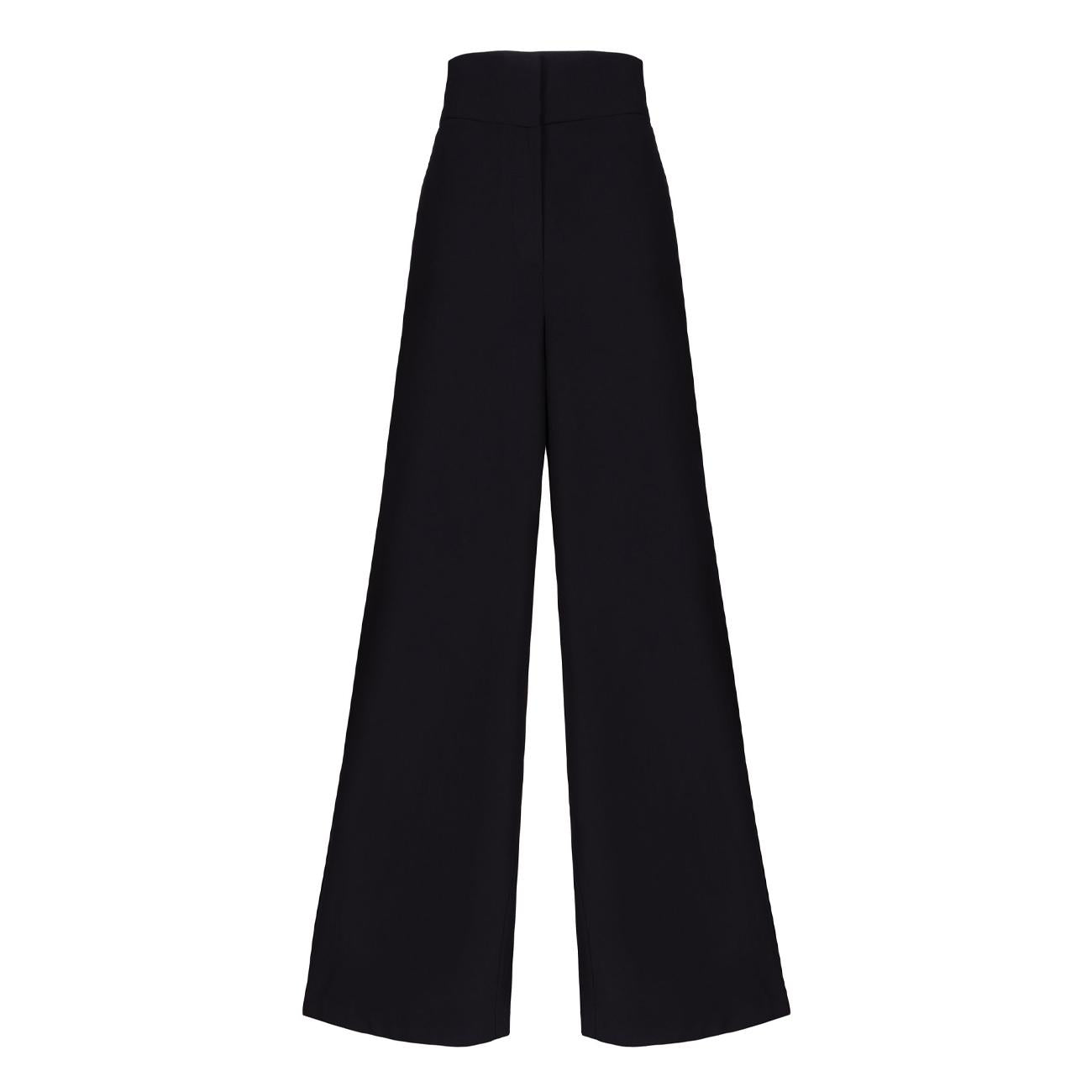 Pantalone Verri Misto Lana Donna Nero MVPI3PA036 0002/NERO MVP WARDROBE 