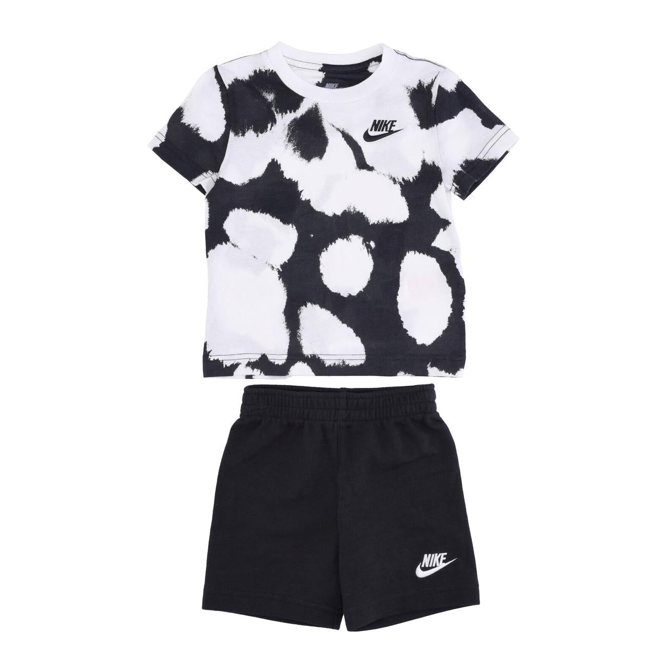 Set T-Shirt + Short Dye Dot Bimbo Nero NK/86J523 023BLACK NIKE 