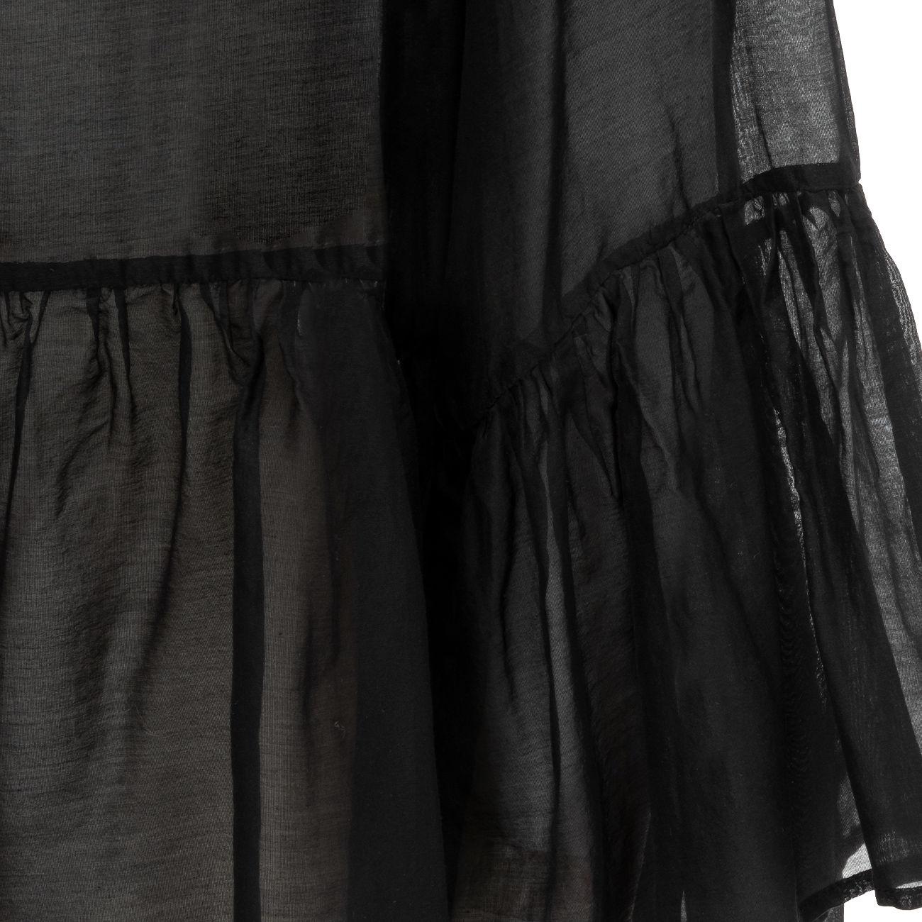 Blusa Con Balza Donna Nero J3512114 003NERO JUCCA 