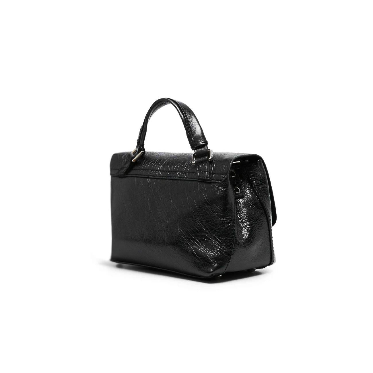 Borsa Postina Lume Baby Donna Black Nero 068010 0760000 BABY Z0001 BLACK NERO ZANELLATO 