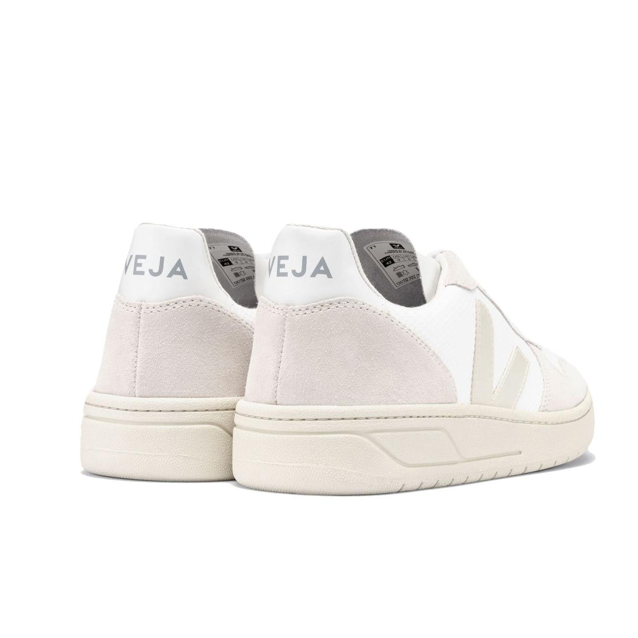 Sneakers V-10 B-Mesh Donna White Natural Pierre VX0102499 WHITE.NATURAL.PIERRE VEJA 