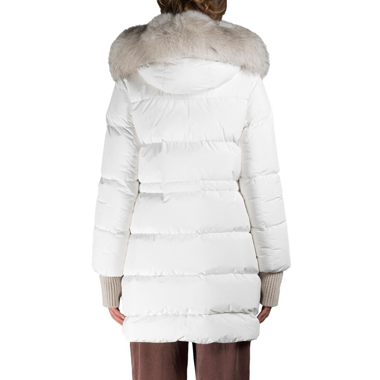 Cappotto Talassa-Stp Donna Blanc MODGI300008 U0111 BLANC MOORER 