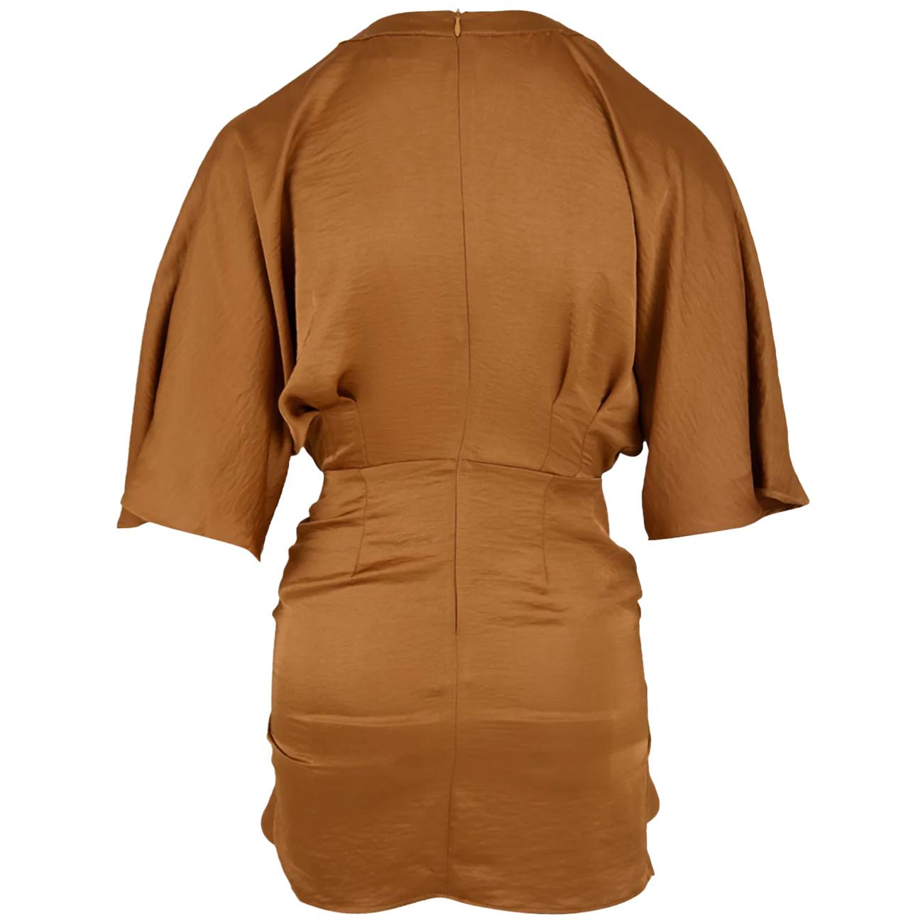 Abito Pipistrello VSKD01105 CAMMELLO AKEP 