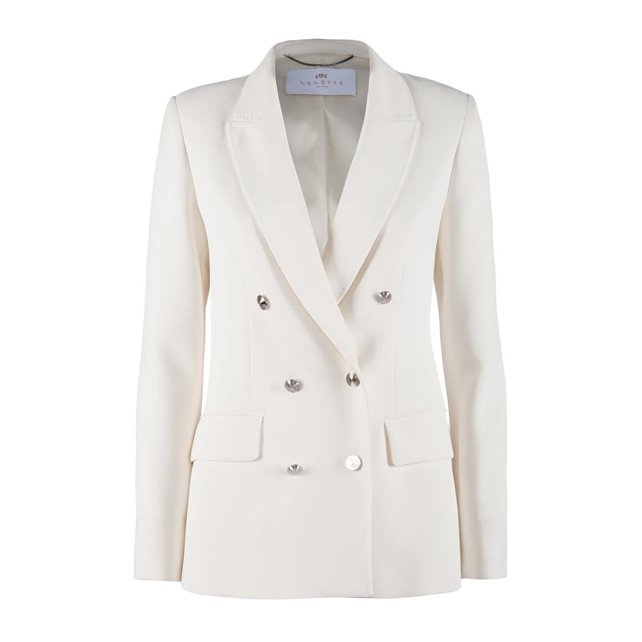 Blazer Baila Donna Bianco 37BB-BAILA 0001 BIANCO NENETTE 