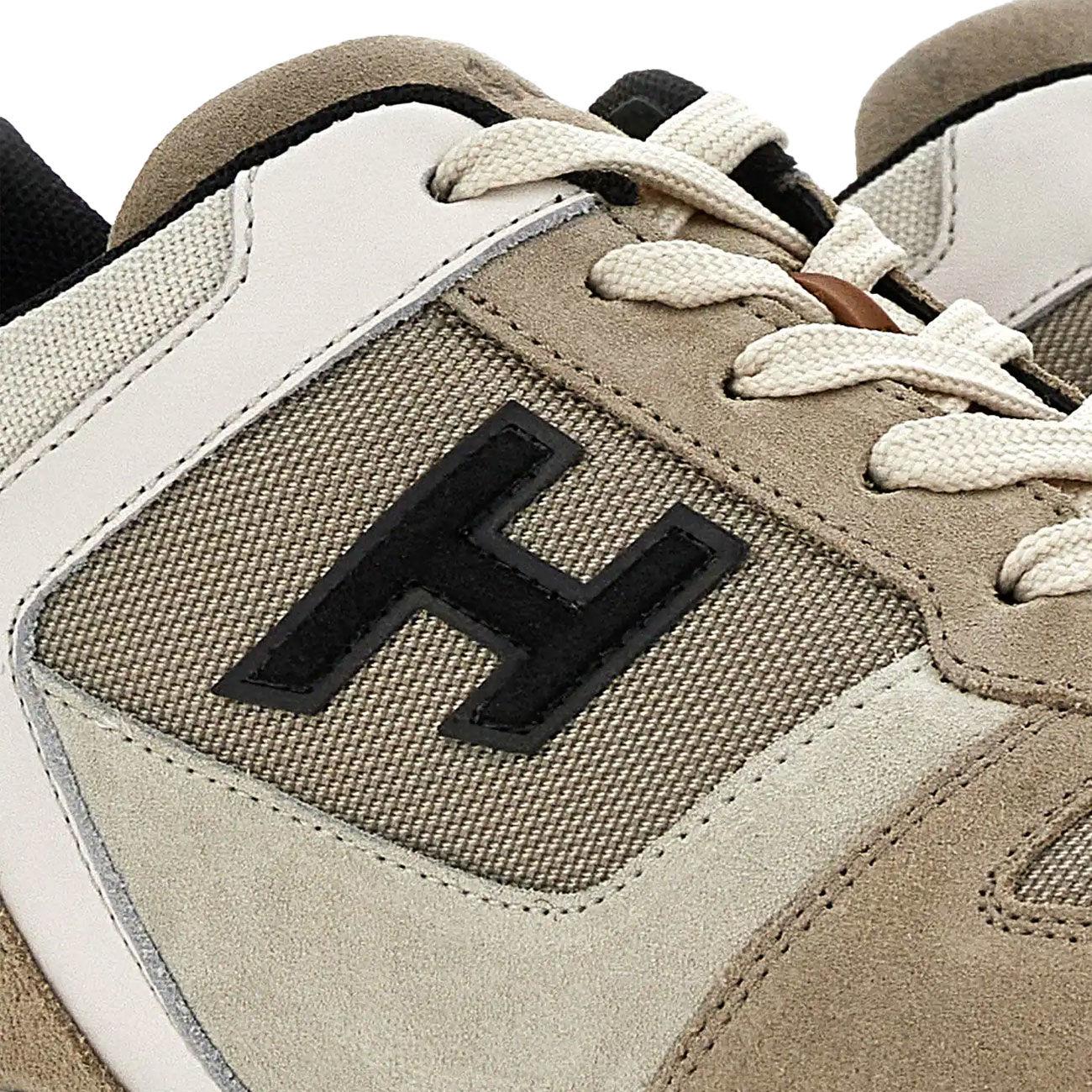Sneakers H321 Uomo Beige Nero Avorio HXM3210Y860MGW15AA BEIGE/NERO/AVORIO HOGAN 