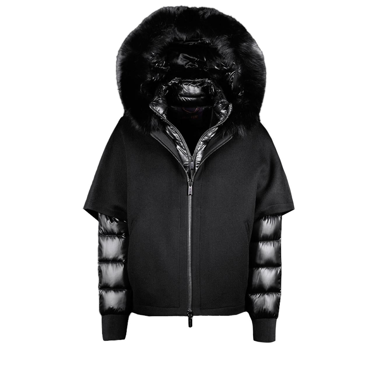 Piumino Pegaso-Cwr Donna Nero MODGI300009 U0001 NERO MOORER 