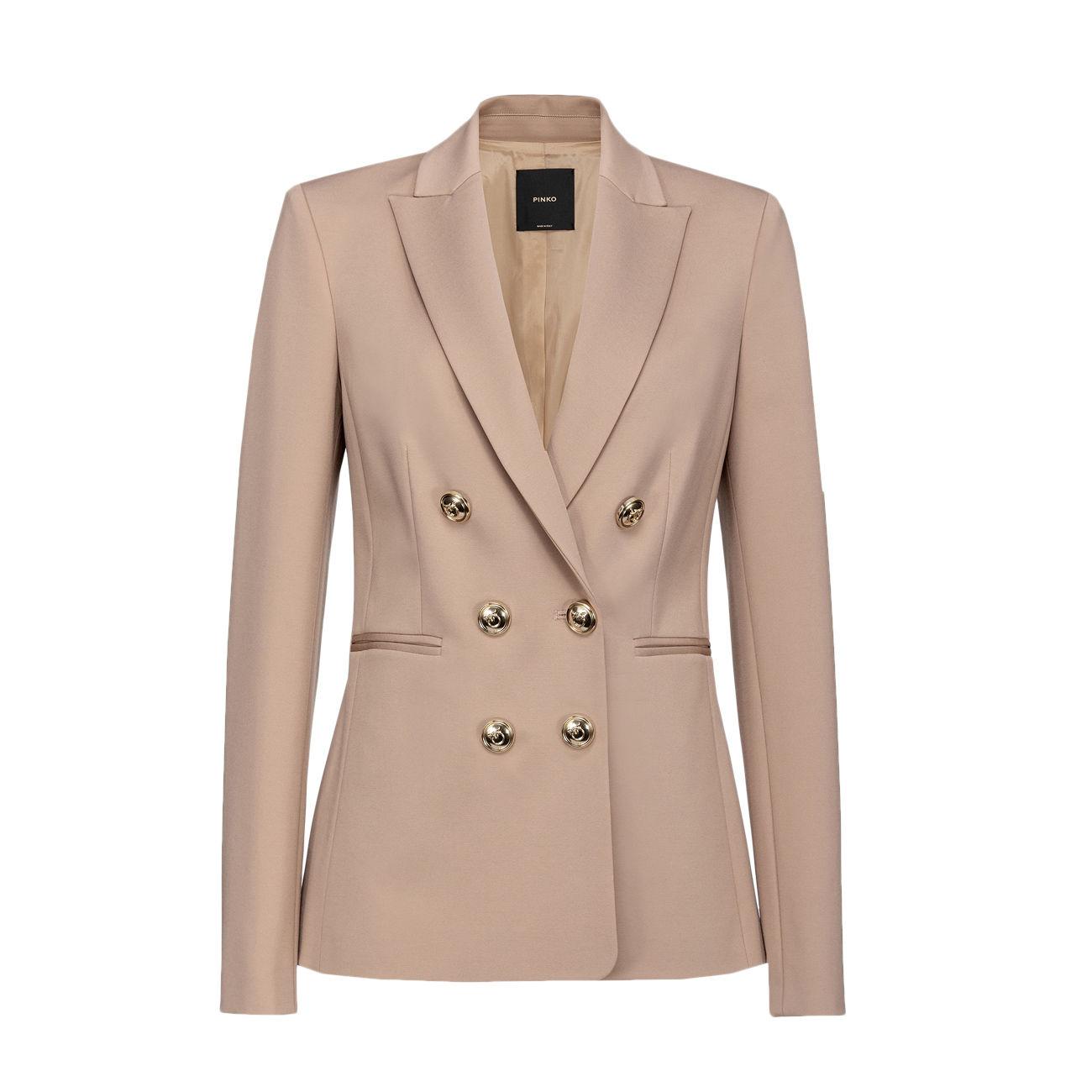Blazer Alexia Donna Rosa Almadino Tortora 100256/A0IG Q34 ROSA ALMADINO/TORTORA PINKO 